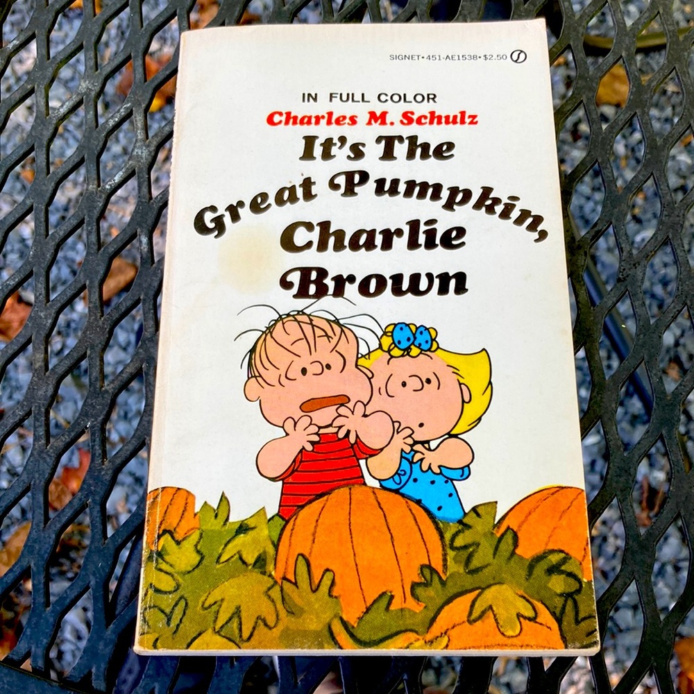 “It’s The Great Pumpkin Charlie Brown” Vintage 1968 Book